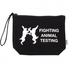 Fighting Animal Testing Cosmetic Pouch